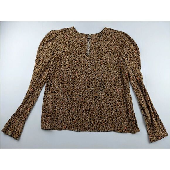 Dolan Charley puff sleeve leopard print top - Picture 4 of 12